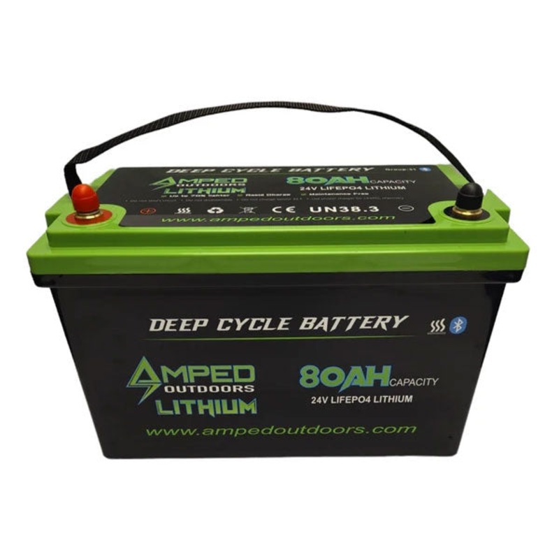 Amped Outdoors 24V 80Ah LiFePO4 Lithium Battery