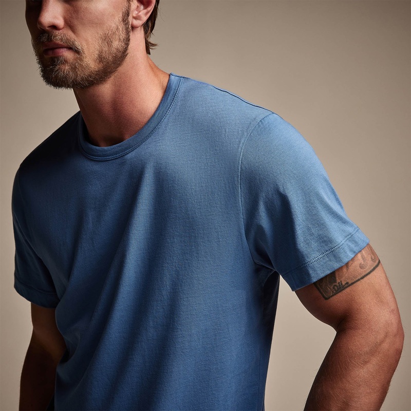Brushed Lotus Crew – Spectrum Blue