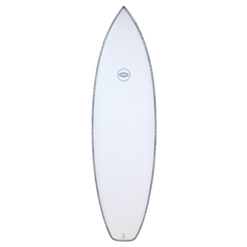 Eye Symmetry | Rapture 5’8″ Yellow Crackle Rail – GhostFlex