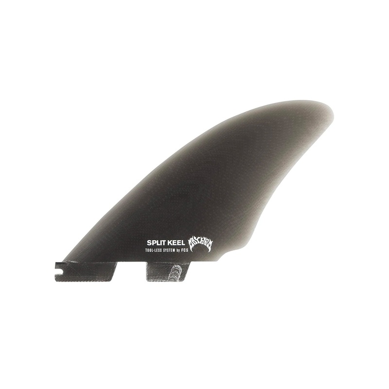 FCS II Lost MB Performance Glass Split Keel Quad Surfboard Fins – Smoke