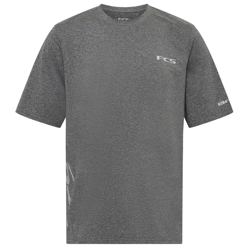 FCS Men’s Short Sleeve UV Surf Tee – Heather Grey