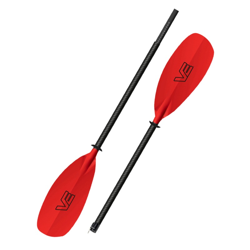 VE Explorer Glass Kayak Paddle – 2-Piece Carbon Shaft