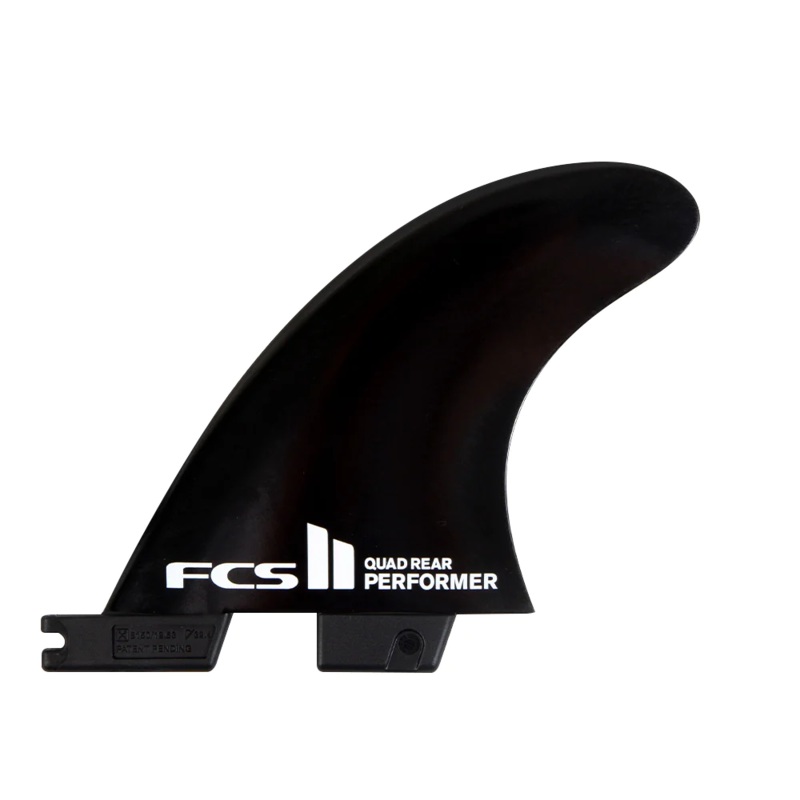 FCS II PERFORMER GLASSFLEX QUAD REAR M – BLACK