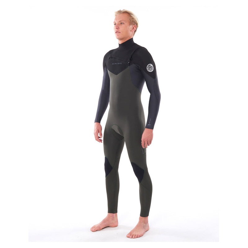 Rip Curl Dawn Patrol Warmth 3/2mm Chest Zip Wetsuit – Dark Green