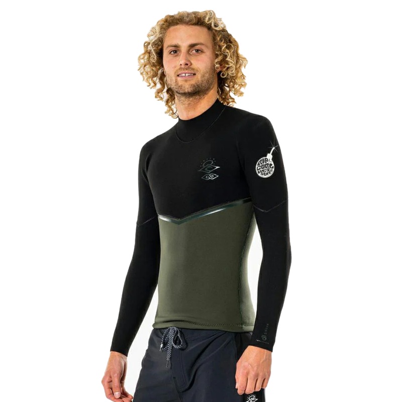 RIP CURL E-BOMB LS JACKET OLIVE 2022