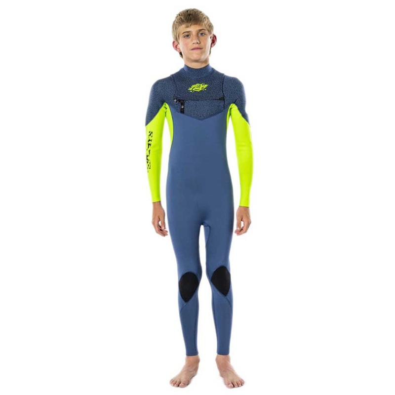 RIP CURL JNR DAWN PATROL PERFORMANCE 3/2MM CZ 2022 RETRO LIME/BLUE