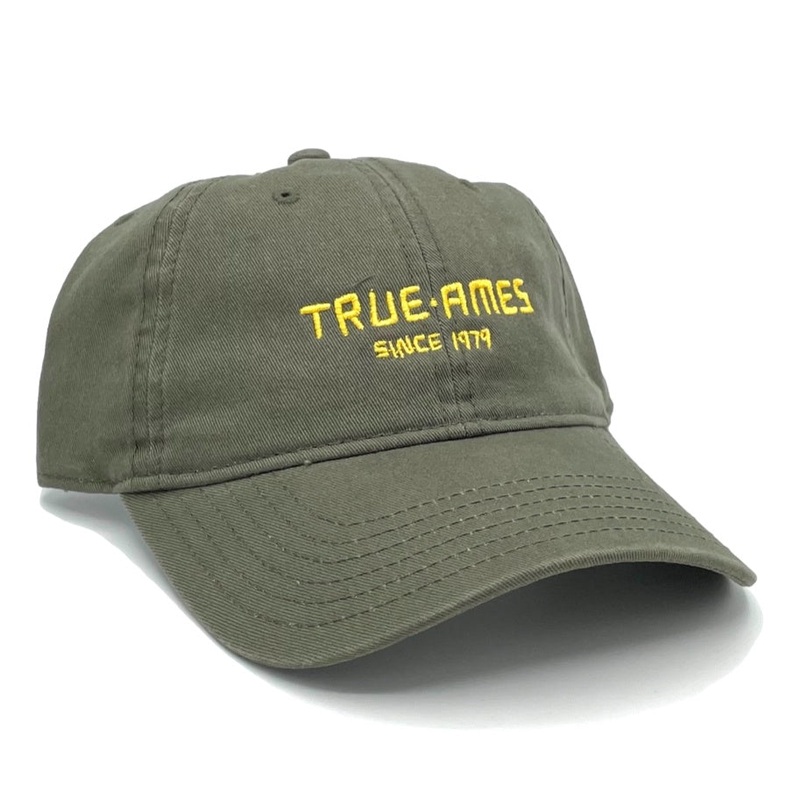 TRUE AMES LOGO HAT OLIVE
