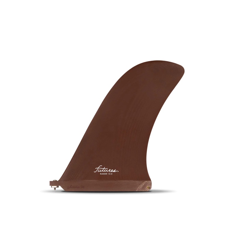 FUTURES RUDDER FIBREGLASS 10″ SINGLE – BURGUNDY