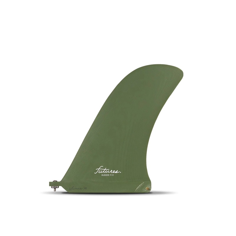 FUTURES RUDDER FIBREGLASS 9″ SINGLE – HUNTER GREEN