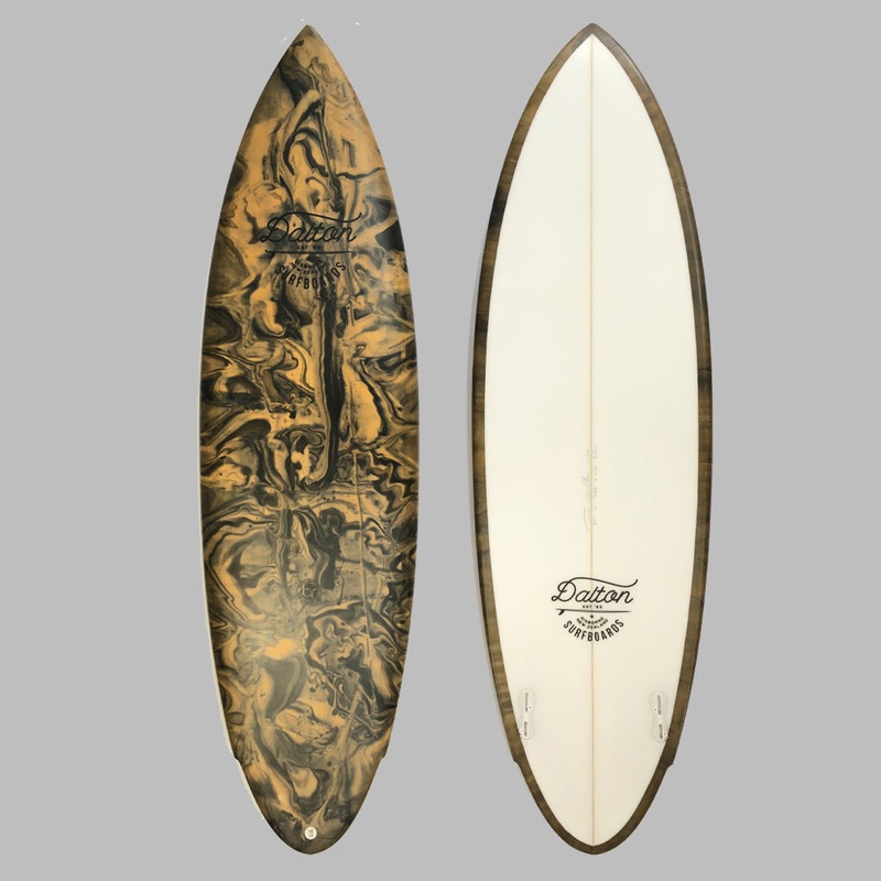 DALTON SHAPES WINGED TWIN PIN PU 5’11” FCS II 31.5L