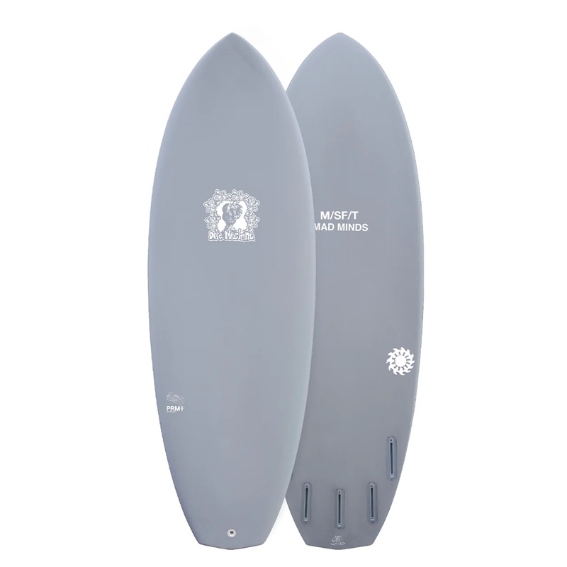 MISFIT DOPE MACHINE PRIMITEK 5’6″ GREY FUTURES 32.9L