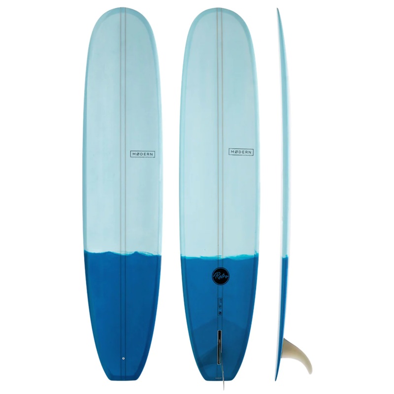 MODERN RETRO P.U 9’1″ TWO TONE BLUE 78.5L