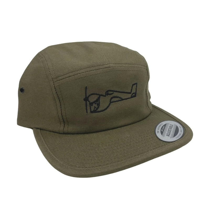 TRUE AMES GREENOUGH AIRPLANE LOGO CAMP HAT – PLASTIC BUCKLE