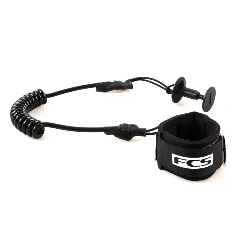 FCS BODYBOARD CLASSIC WRIST LEASH – BLACK