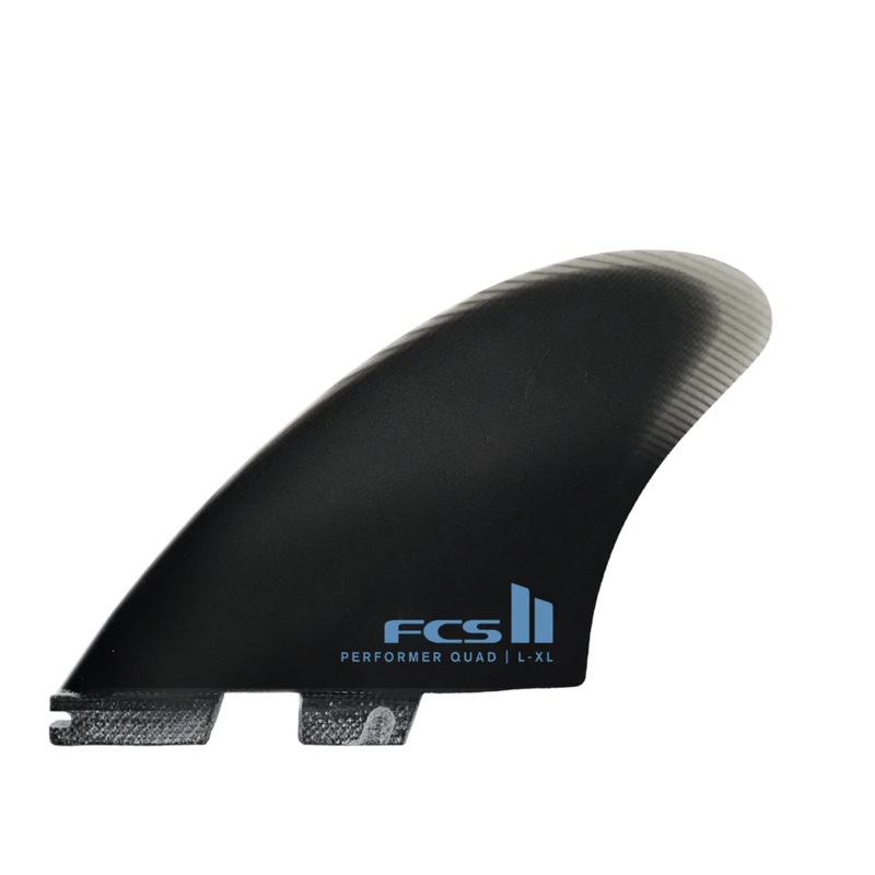 FCS II PERFORMER QUAD SPLIT KEEL PG L-XL – BLACK
