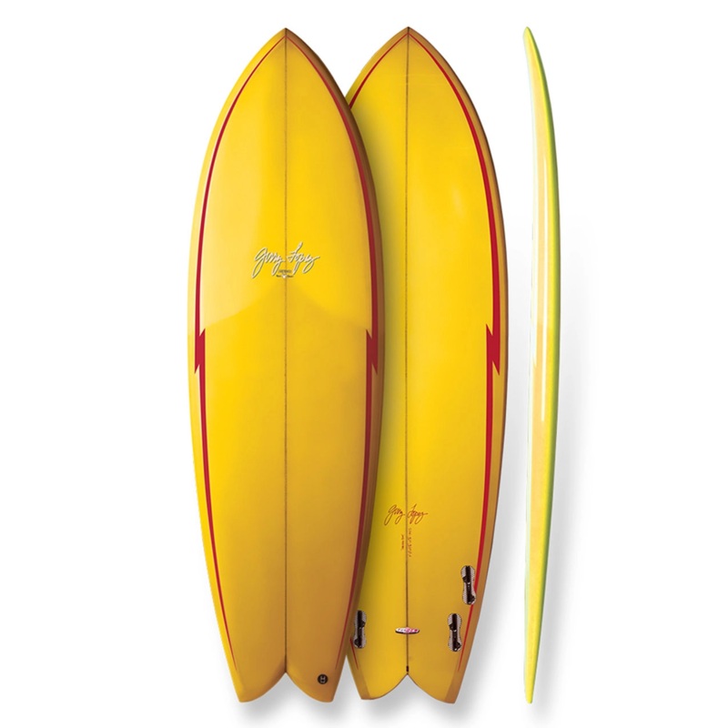 GERRY LOPEZ SOMETHING FISHY 6’4″  YELLOW 44.2L