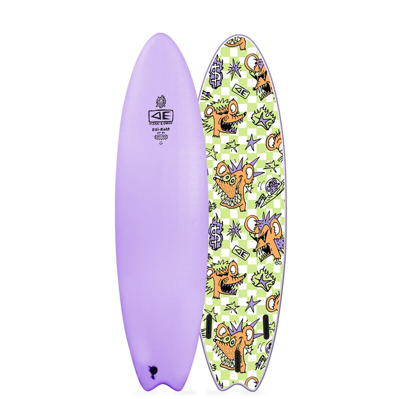 O&E BRAINS EZI RIDER SOFTBOARD 7’0″ 60L PURPLE