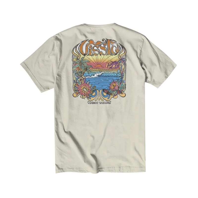 VISSLA VISUALS ORGANIC TEE SS – BONE