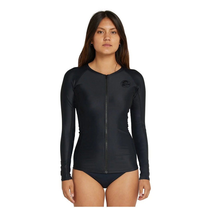 O’NEILL WMNS BAHIA FRONT ZIP L/SL RASH VEST 2025