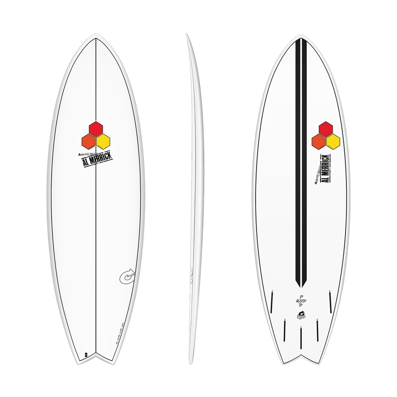 TORQ CHANNEL ISLANDS POD MOD 6’2″ WHITE X-LITE 40.5L FUTURES