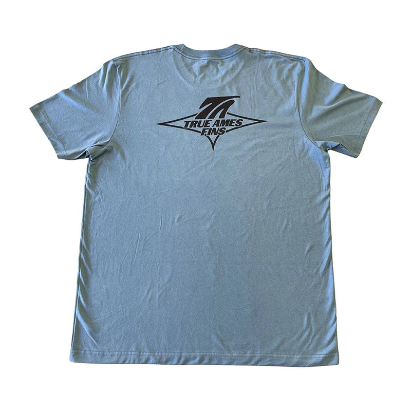 TRUE AMES DIAMONDS LOGO T-SHIRT – SLATE/BLUE