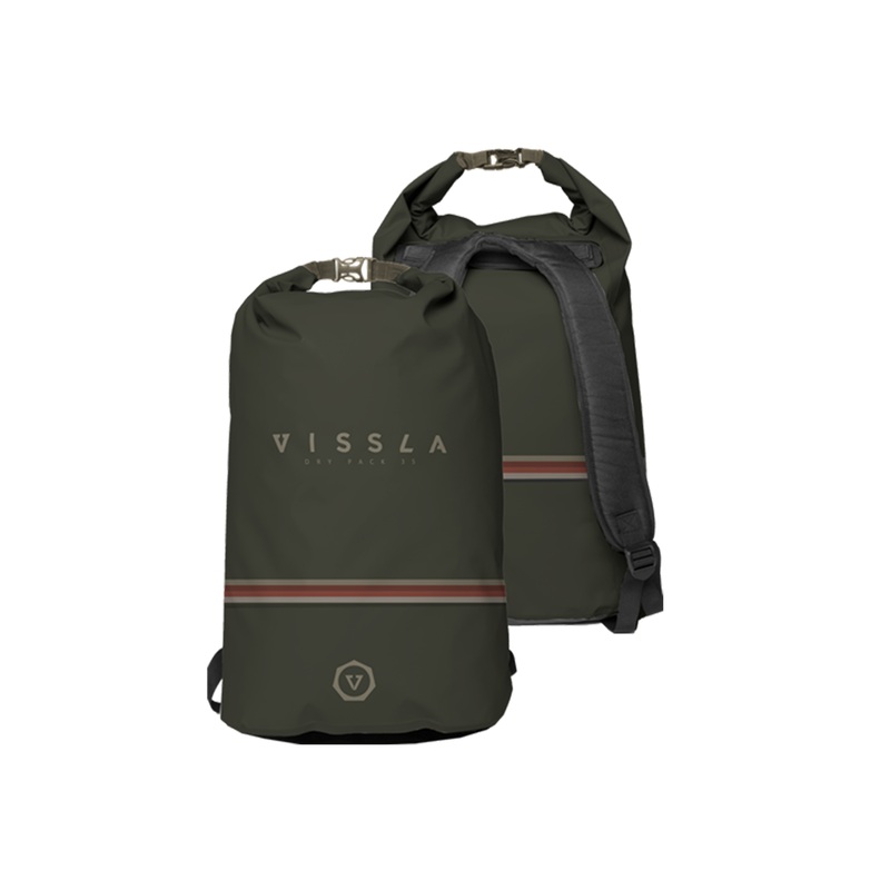 VISSLA 7 SEAS 35L DRY BACKPACK – GREEN