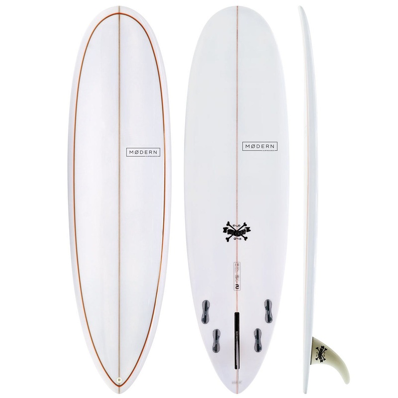 MODERN LOVE CHILD P.U 8’0″ GREY/ORANGE PINLINE