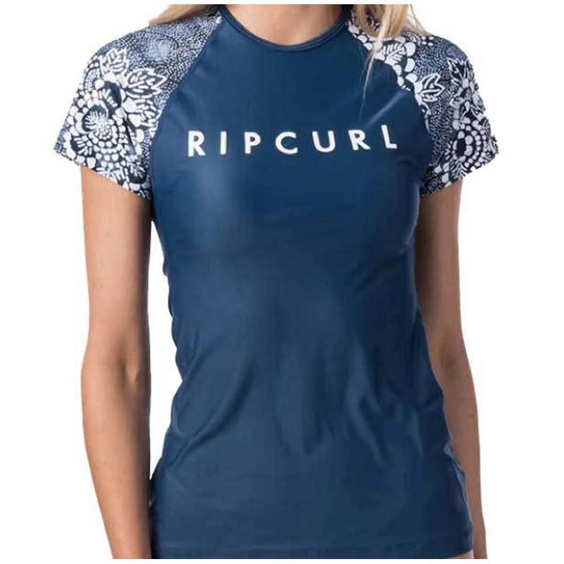 RIP CURL WMNS COASTAL TIDE RELAXED S/S RASHTOP