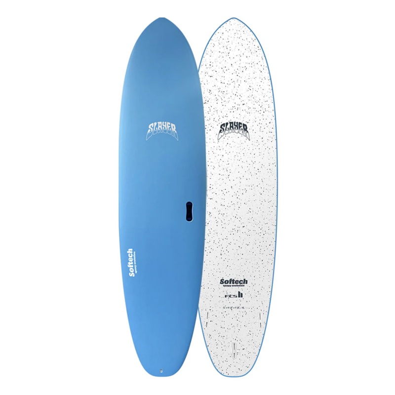 SOFTECH THE SLAYER 8’0″ EPOXY SOFTBOARD FCS II 70L – CLEAR SKY