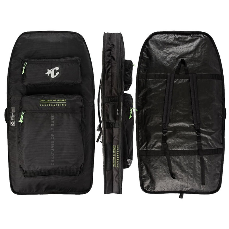 CREATURES BODYBOARD DOUBLE – BLACK/CITRUS