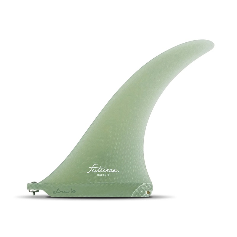 FUTURES TILLER 9.0″ VOLAN FIBERGLASS – CLEAR