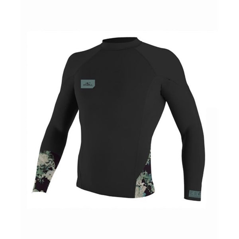 O’NEILL SUPERFREAK L/SL CREW 1MM BLACK/TACO