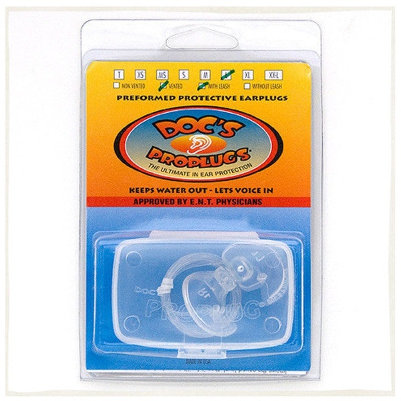 DOC’S PRO PLUGS VENTED CLEAR EAR PLUGS
