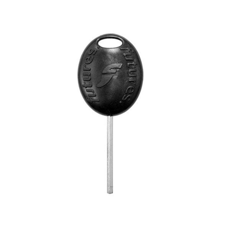 FUTURES FIN KEY BLACK/WHITE