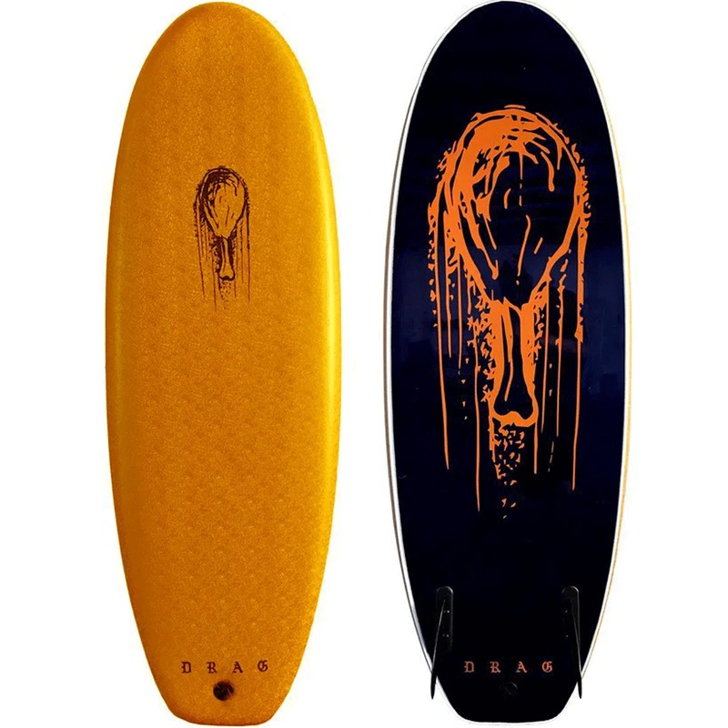 DRAG DRUMSTICK SOFTBOARD 4’10” 35L – ORANGE