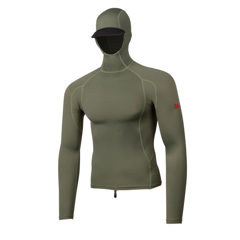 FLORENCE STANDARD ISSUE L/SL HOODED RASH GUARD – THYME